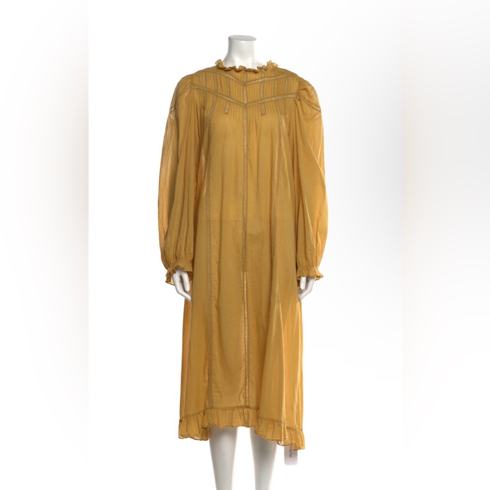 Doen Mustard Midi Dress